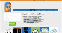 Desktop Screenshot of creedeartscouncil.com